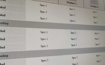 Look ma, no JS: Creating a responsive product comparison table, with only HTML and CSS