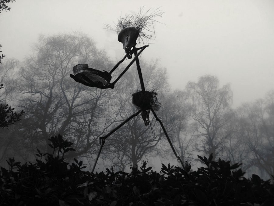 A scene from the movie November (2017), depicting a Kratt